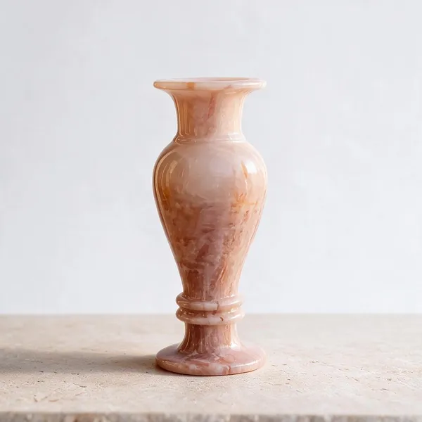 Pink_Onyx_Stone_Classic_Decorative_Flower_Vase