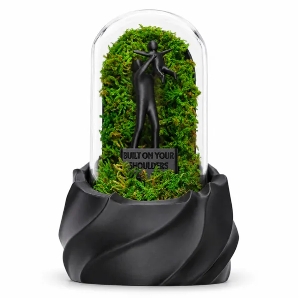 Polymer_Glass_Contemporary_Moss_Couple_Figurine_Black_For_Glass_Dome_Decor