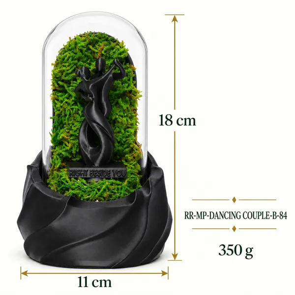 Polymer_Glass_Dome_Black_Dancing_Couple_Preserved_Moss_Decor