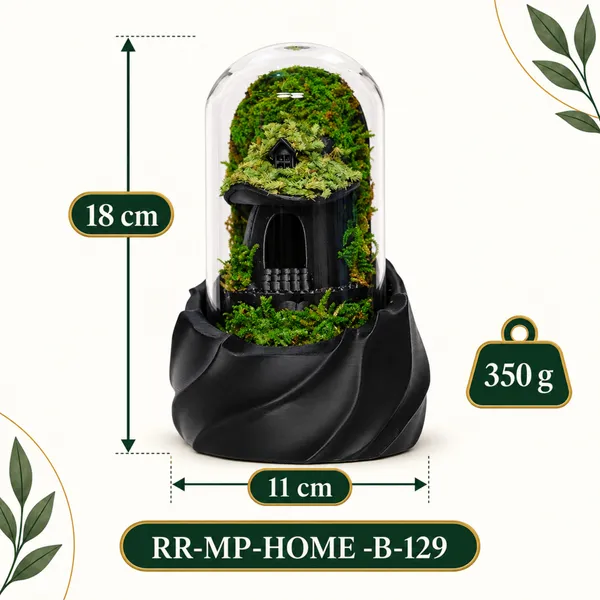 Polymer_Glass_Gothic_Moss_Miniature_House_Black_For_Glass_Dome_Decor