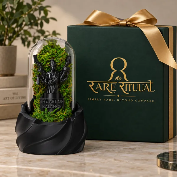 Polymer_Glass_Spiritual_Moss_Multi-Armed_Goddess_Black_For_Glass_Dome_Decor