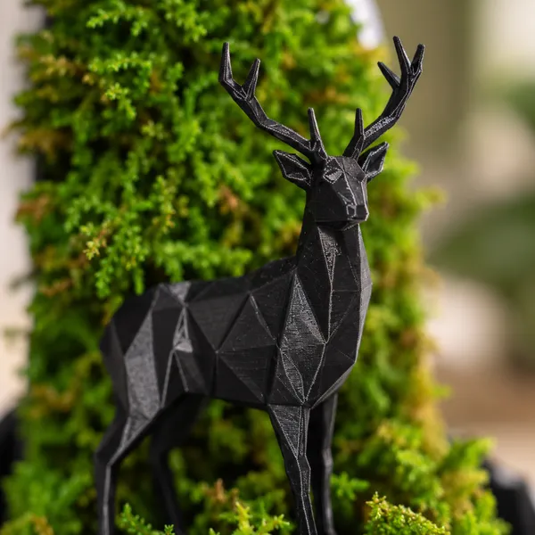 Polymer_Glass_Woodland_Moss_Deer_Black_For_Glass_Dome_Decor