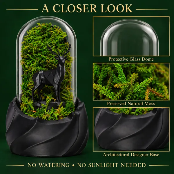 Polymer_Glass_Woodland_Moss_Deer_Black_For_Glass_Dome_Decor