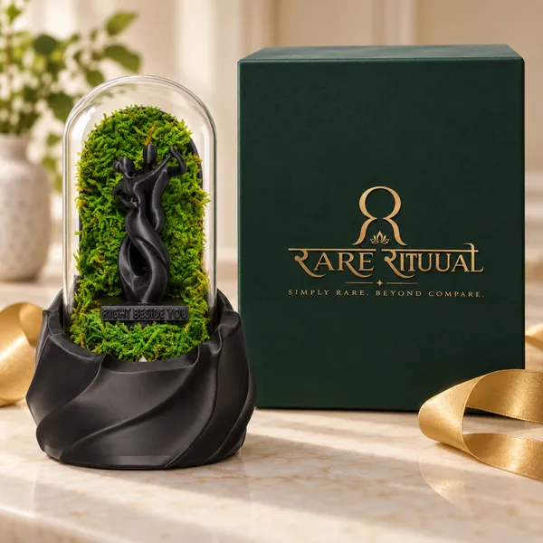 Polymer_Glass_Dome_Black_Dancing_Couple_Preserved_Moss_Decor