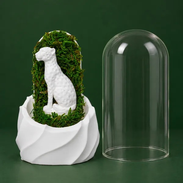 Polymer_Glass_Nature_Moss_Cheetah_White_For_Glass_Dome_Decor