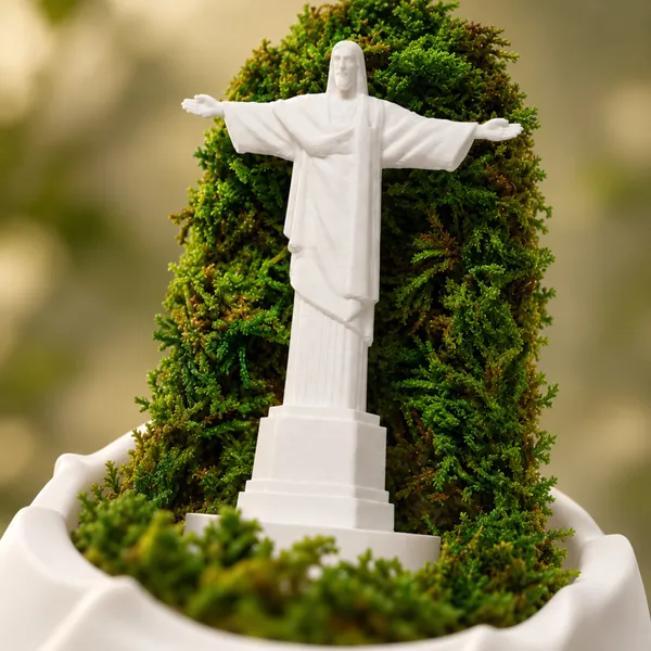 Polymer_Glass_Spiritual_Moss_Christ_Statue_White_For_Glass_Dome_Decor