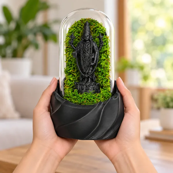 Polymer_Glass_Spiritual_Moss_Lord_Vishnu_Black_For_Glass_Dome_Decor