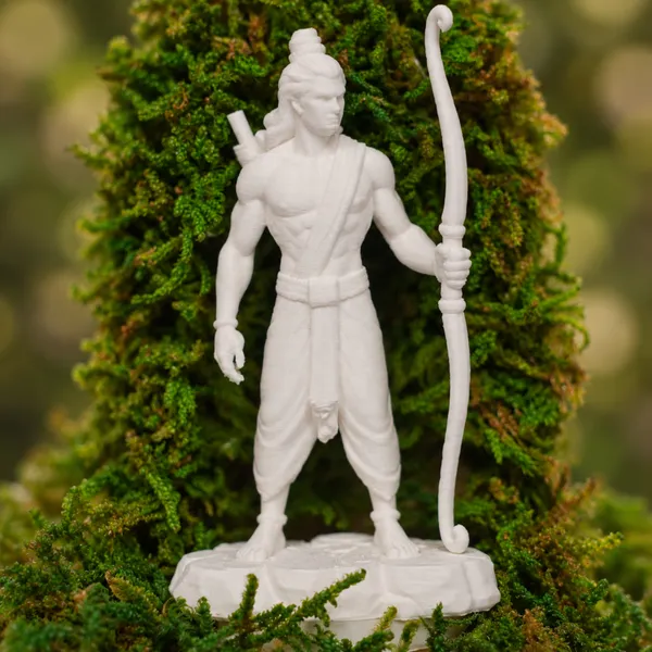 Polymer_Glass_Spiritual_Moss_Lord_Ram_White_For_Glass_Dome_Decor