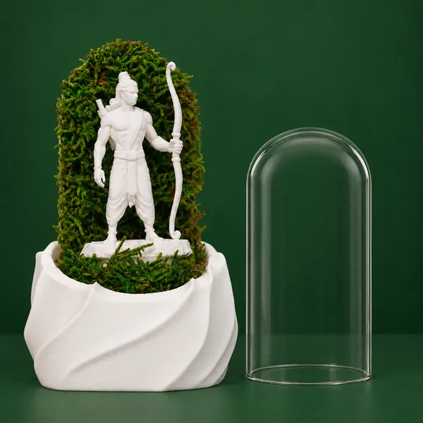 Polymer_Glass_Spiritual_Moss_Lord_Ram_White_For_Glass_Dome_Decor