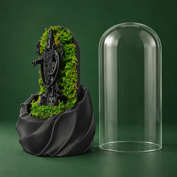 Polymer_Glass_Spiritual_Moss_Lord_Vishnu_Black_For_Glass_Dome_Decor