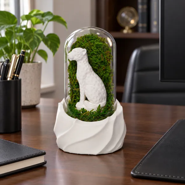 Polymer_Glass_Nature_Moss_Cheetah_White_For_Glass_Dome_Decor