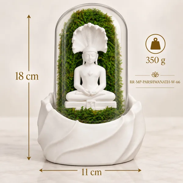 Polymer_Glass_Dome_White_Parshwanath_Preserved_Moss_Decor