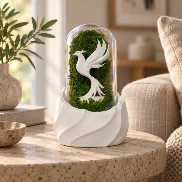 Polymer_Glass_Nature_Moss_Phoenix_White_For_Glass_Dome_Decor
