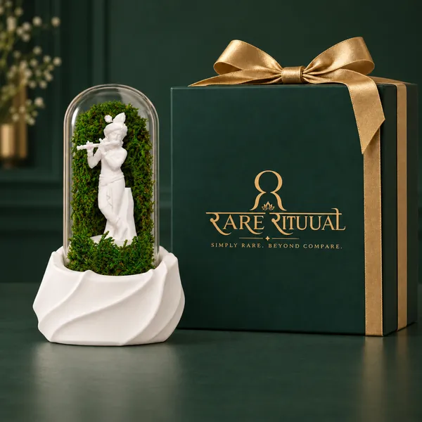 Polymer_Glass_Spiritual_Moss_Krishna_Flute_Player_White_For_Glass_Dome_Decor