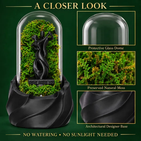 Polymer_Glass_Dome_Black_Dancing_Couple_Preserved_Moss_Decor