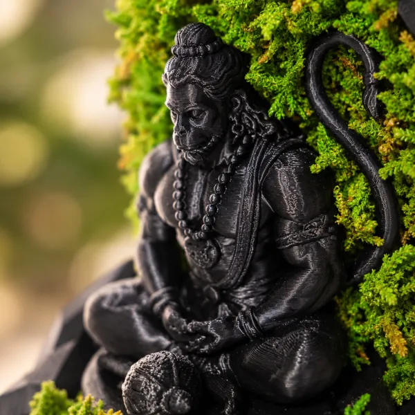 Polymer_Glass_Spiritual_Moss_Lord_Hanuman_Black_For_Glass_Dome_Decor