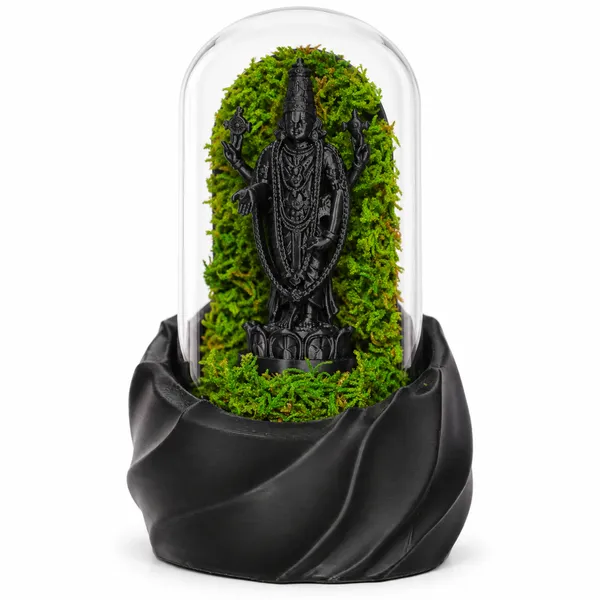 Polymer_Glass_Spiritual_Moss_Lord_Vishnu_Black_For_Glass_Dome_Decor