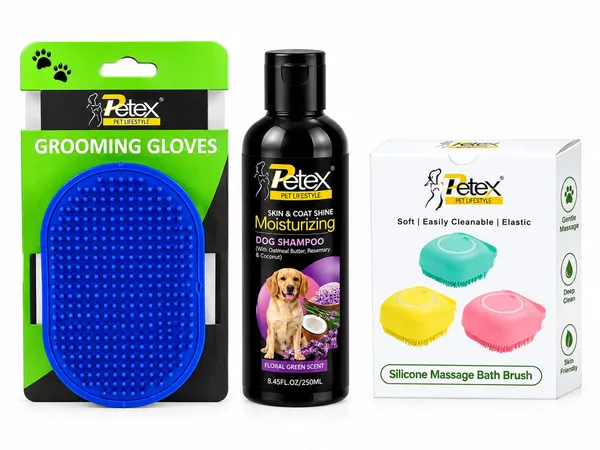 Oatmeal_Rosemary_Coconut_Dog_Shampoo_Grooming_Glove_Brush_Kit_Pack_Of_3