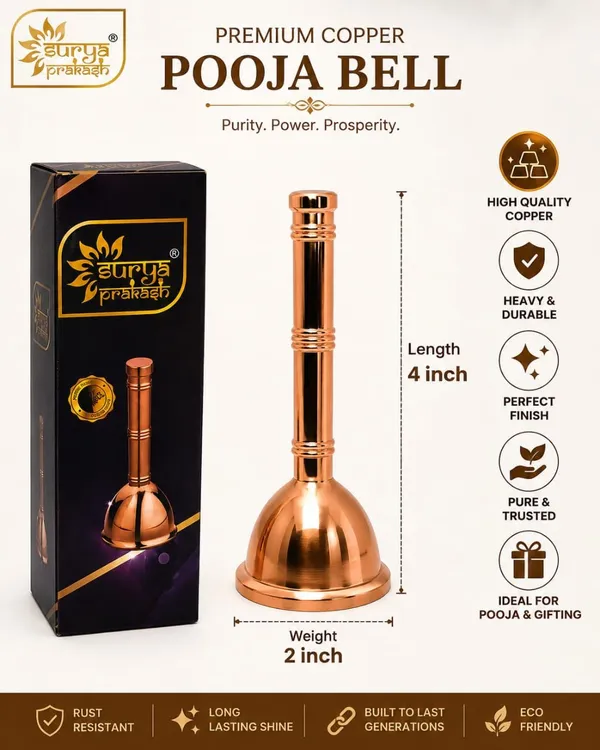 Copper_Traditional_Rajwadi_Pooja_Bell