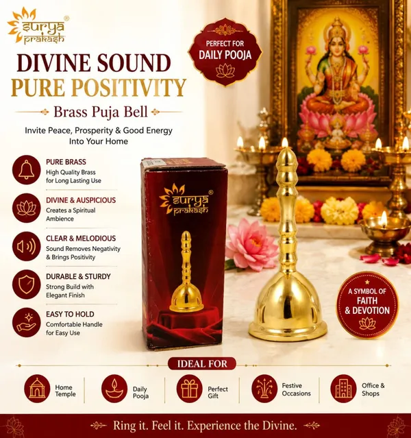 Copper_Traditional_Pooja_Bell_Gold_Finish