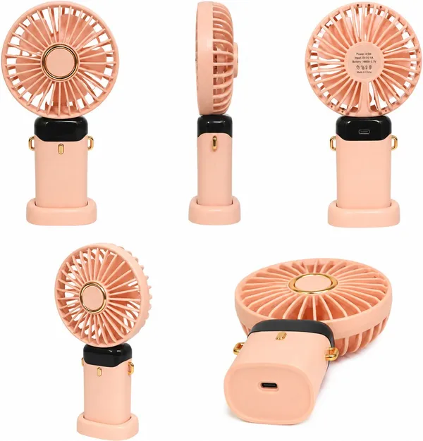 Peach_Fiber_Usb_Rechargeable_Foldable_Hand_Fan_-_Pack_of_2