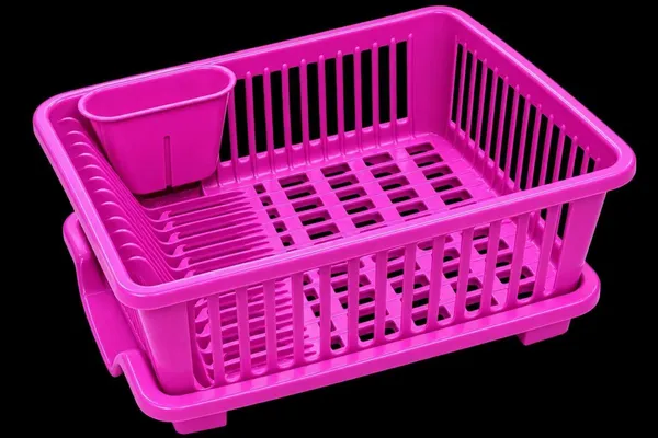 Plastic_Pink_Kitchen_Dish_Drainer_Rack