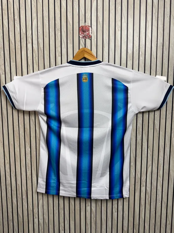 White_Aerodry_Striped_Football_Jersey_For_Unisex
