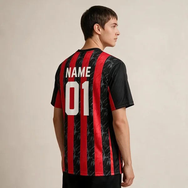 Red_Black_Aerodry_Striped_Football_Jersey_For_Unisex
