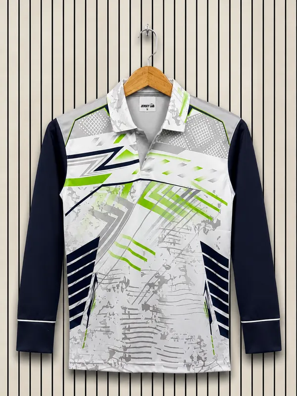 White_Aerodry_Full_Sleeve_Printed_Sports_Jersey_For_Unisex