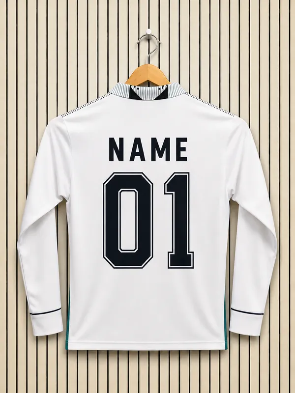 White_Aerodry_Long_Sleeve_Sports_Jersey_For_Unisex