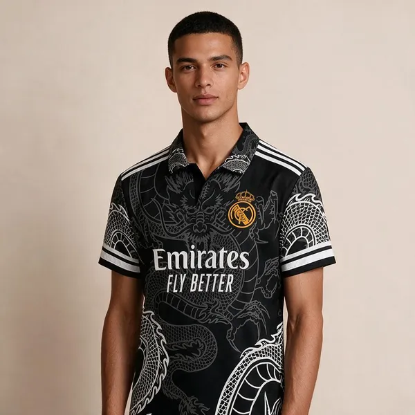 Black_Aerodry_Short_Sleeve_Printed_Football_Jersey_For_Unisex