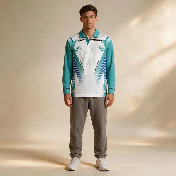 Turquoise_Aerodry_Long_Sleeve_Sports_Jersey_For_Unisex