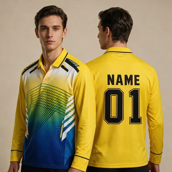 Yellow_Aerodry_Long_Sleeve_Sports_Jersey_For_Unisex