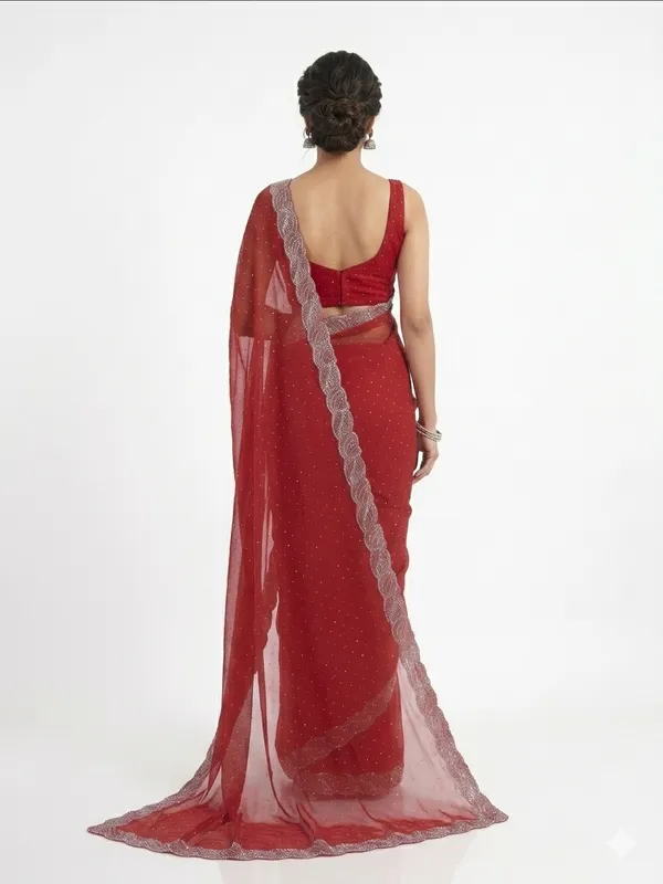 Red_Net_Embellished_Saree_for_Women