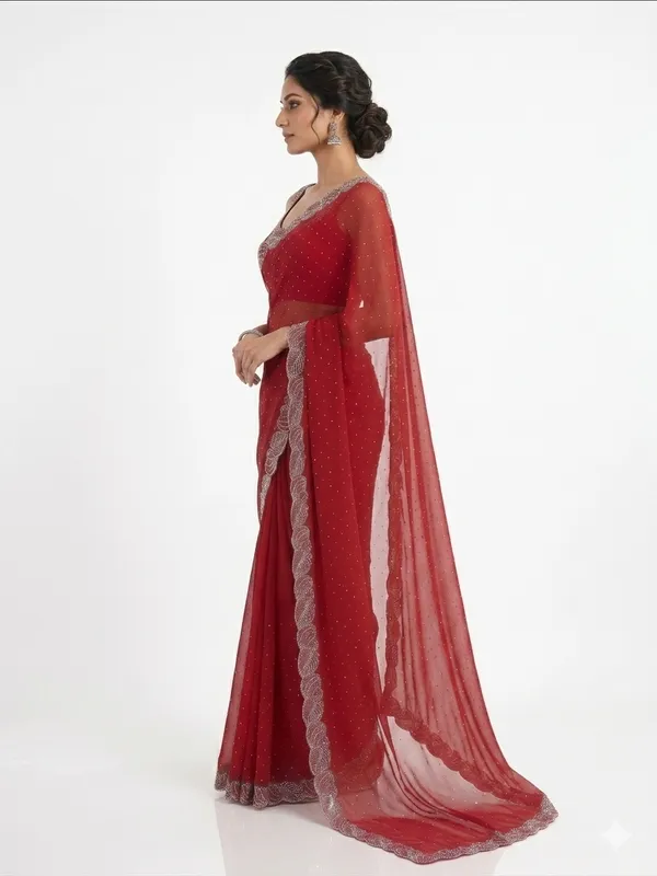 Red_Net_Embellished_Saree_for_Women