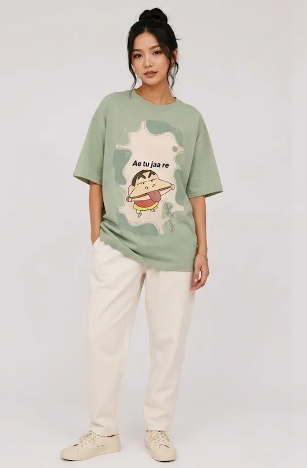 Green_Cotton_Oversized_Graphic_T_Shirt_For_Women