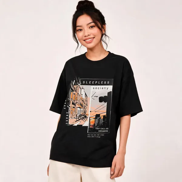 Black_Cotton_Oversized_Graphic_T_Shirt_For_Women