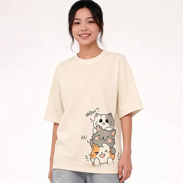 Cream_Cotton_Oversized_Graphic_T_Shirt_For_Women