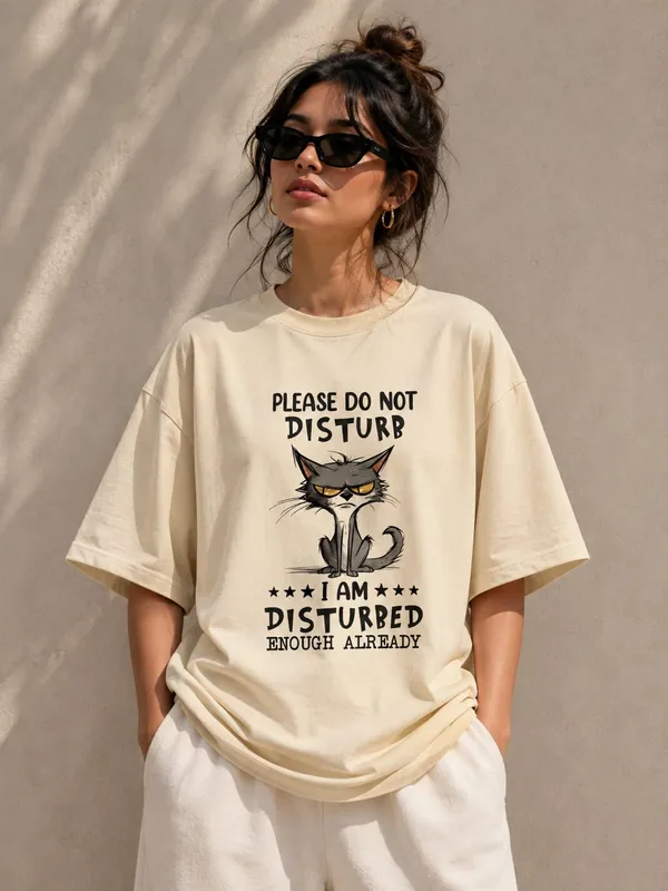 Cream_Cotton_Oversized_Graphic_T_Shirt_For_Women