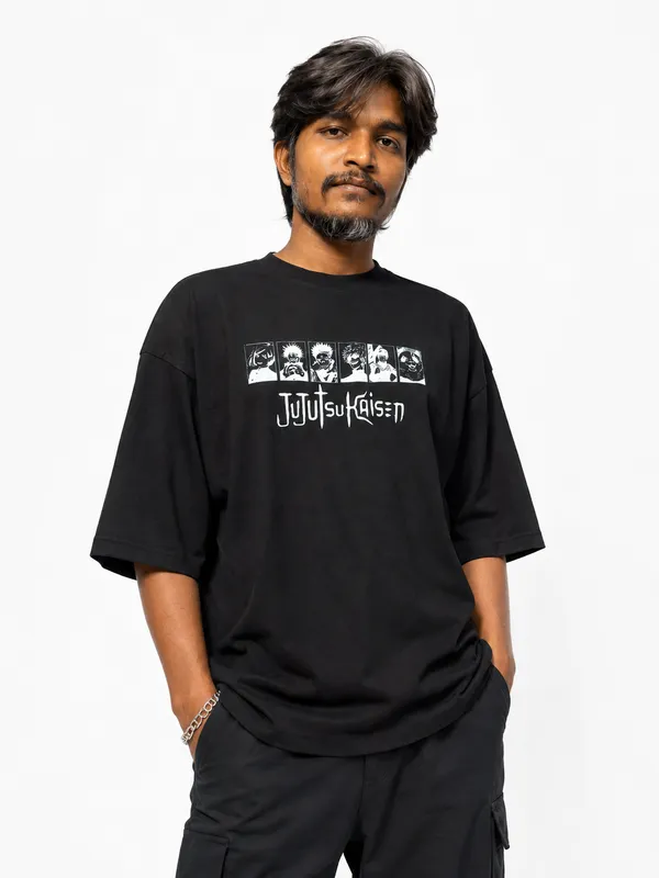 Black_Cotton_Oversized_Anime_Graphic_T_Shirt_For_Men