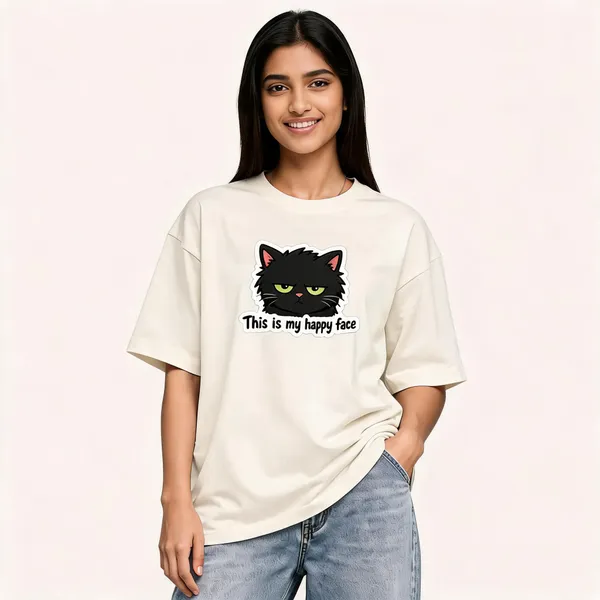 Cream_Cotton_Oversized_Graphic_T_Shirt_For_Unisex