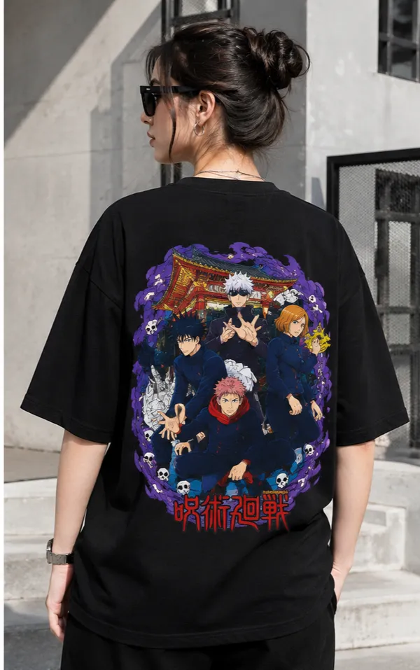 Black_Cotton_Oversized_Anime_Graphic_T_Shirt_For_Women