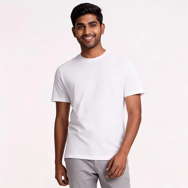 White_Cotton_Regular_Fit_T_Shirt_For_Men