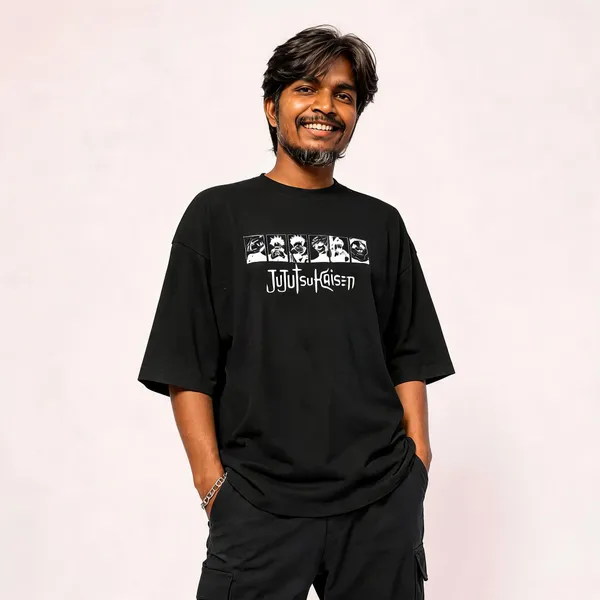 Black_Cotton_Oversized_Anime_Graphic_T_Shirt_For_Men