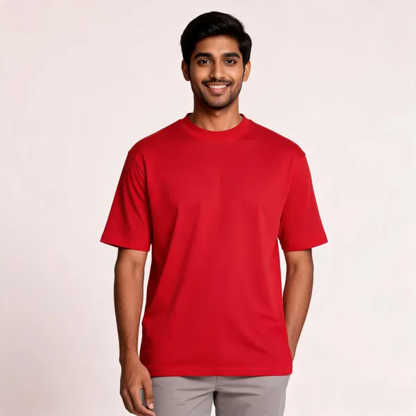 Red_Cotton_Regular_Fit_T_Shirt_For_Men