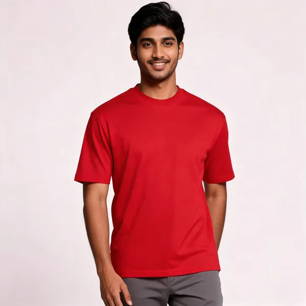Red_Cotton_Regular_Fit_T_Shirt_For_Men
