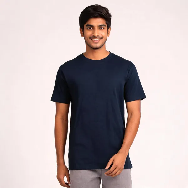 Navy_Blue_Cotton_Regular_Fit_T_Shirt_For_Men