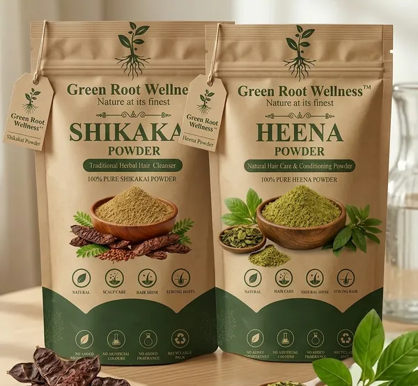 Premium_And_Organic_Shikakai_Herbal_Hair_Cleanser_Powder_And_Henna_Natural_Hair_Colour_Powder_Pack_Of_2