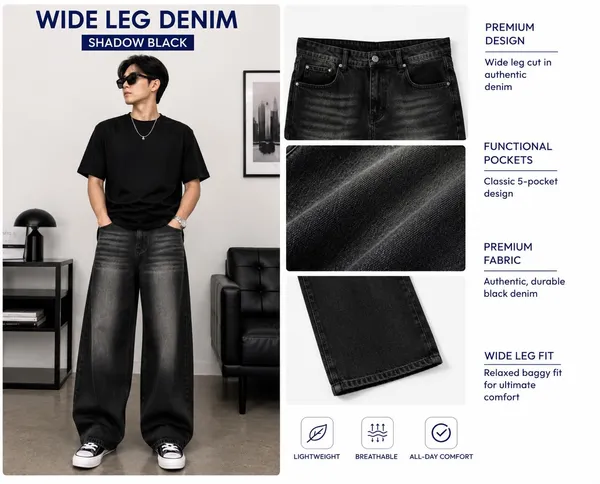 Black_Cotton_Denim_Wide_Leg_Jeans_For_Men