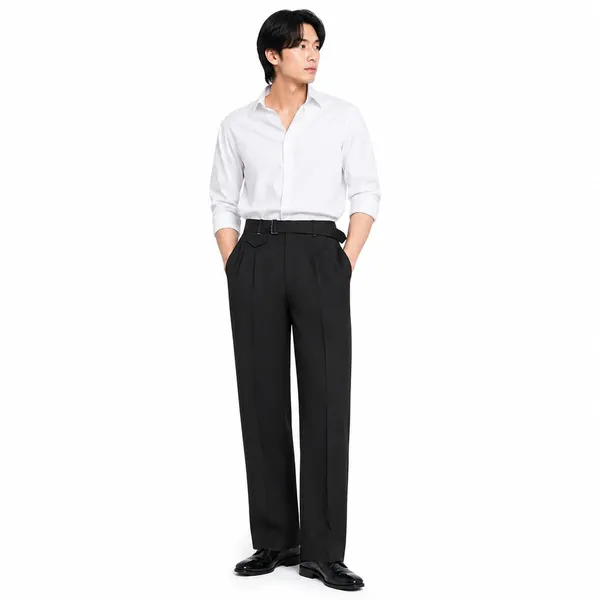 Black_Polyester_Wide_Leg_Gurkha_Formal_Trousers_For_Men